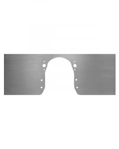 Allstar Performance Motor Plate Front 12 x 36 x 1/4 in Aluminum Natu