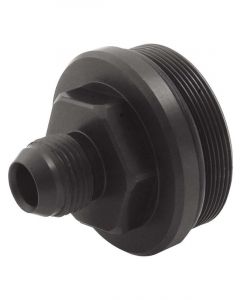 Allstar Performance Fuel Filter End Cap 8 AN Male Aluminum Black All…