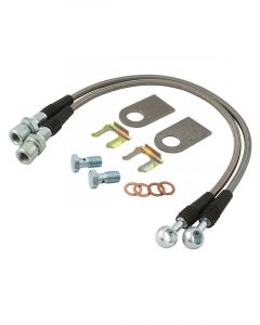 Allstar Performance Brake Hose Kit 16 in Long 3/8-24 in Inverted Fla