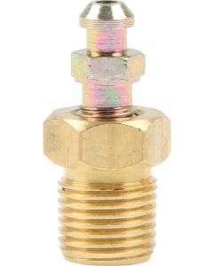 Allstar Performance Bleeder Screws 1/8 in NPT Brass Natural Set of 4