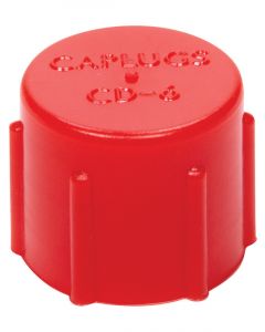 Allstar Performance AN Dust Cap - 6 AN - Plastic - Red - Set of 20