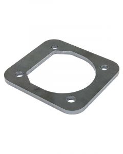 Allstar Performance D-Ring Backing Plate 1/4 in Thick Steel Natur