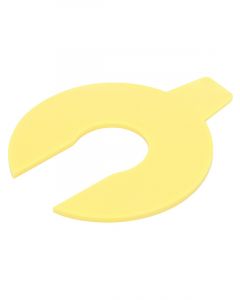 Allstar Performance Shock Shim U-Shaped 1/16 in Thick Plastic Yel