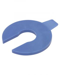 Allstar Performance Shock Shim U-Shaped 1/8 in Thick Plastic Blue