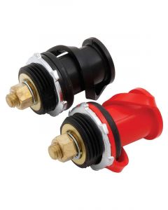 Allstar Performance Remote Battery Terminal - Brass - Natural - Pair