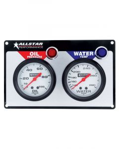 Allstar Performance Gauge Panel Assembly Oil Pressure / Water Temper…