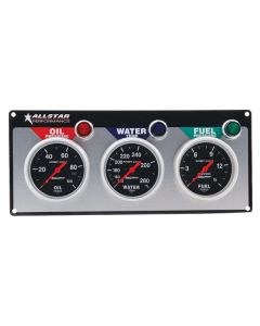 Allstar Performance Gauge Panel Assembly Auto Meter Sport-Comp Fuel
