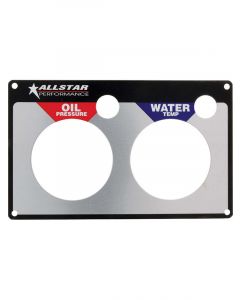 Allstar Performance Gauge Panel Face Plate Oil Pressure / Water Temp