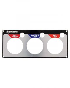 Allstar Performance Gauge Panel Face Plate Oil Pressure / Oil Temper