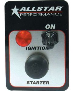 Allstar Performance Switch Panel Dash Mount 2-5/8 x 3-3/4 in 1 Toggl