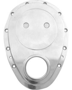 Allstar Performance Timing Cover 1 Piece Aluminum Polished Small Blo