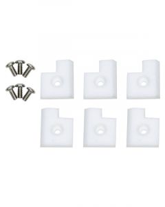 Allstar Performance Tire Groover Pads Front Screws Plastic White All