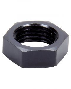Allstar Performance Bulkhead Fitting Nut 4 AN Aluminum Black Anodize