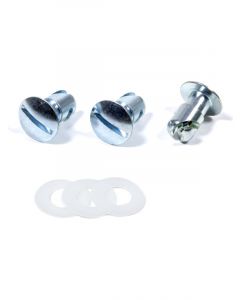 Allstar Performance Quick Turn Fastener Oval Head Slotted 7/16 x 0.5