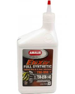 Amalie Gear Oil - Elixir - 75-85-140W - Synthetic - 1 qt - Each (AMA71376-56)