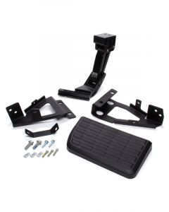 Amp Research Step Boards BedStep Bumper Mount Plastic Black Ford Fu