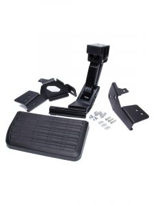Amp Research Step Boards BedStep Bumper Mount Plastic Black Ford Fu