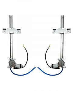 Auto-Loc Power Window Kit U-Wire 2 Door Motors / Tracks Universal F