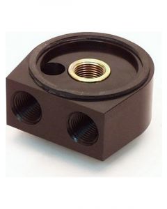 Canton Oil Cooler Adapter Sandwich 13/16-16 in Center Thread 1/2 in NP