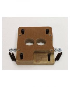 Canton Carburetor Adapter 1 in Thick 2 Hole Holley 2-Barrel to Spread