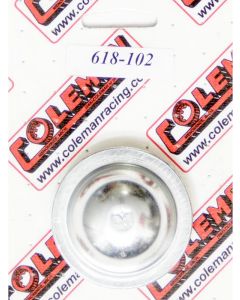 Coleman Machine Wheel Hub Dust Cap Press-In Steel GM Spindles