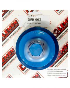 Coleman Machine Spindle Nut Socket 1/2 in Drive Aluminum Gold Anodize