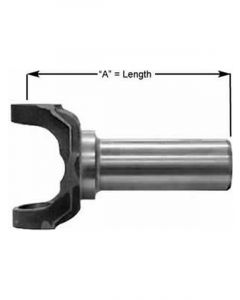 Coleman Machine Slip Yoke 27 Spline 5.375 in Long Steel Natural 1310 U-