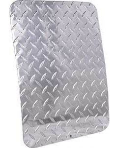 Dee Zee Mud Flap Rear 12 x 16 in Aluminum Diamond Plate Universal Pair (DZ 1800)