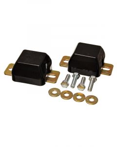 Energy Suspension Rear Bump Stop Set Hyper-Flex Polyurethane Steel Black