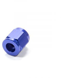 Fragola Fitting Tube Nut 4 AN 1/4 in Tube Aluminum Blue Anodize