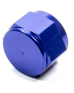 Fragola Fitting - Cap - 16 AN - Aluminum - Blue Anodize - Each