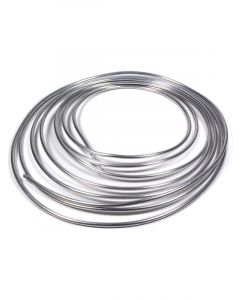 Fragola Fuel Line - 1/4 in - 25 ft - Aluminum - Natural - Each