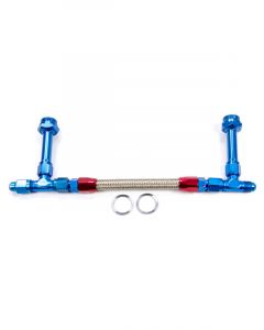 Fragola Carburetor Fuel Line 6 AN Single Male Inlet 7/8-20 in Dual Out