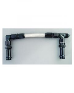 Fragola Carburetor Fuel Line 6 AN Single Male Inlet 7/8-20 in Dual