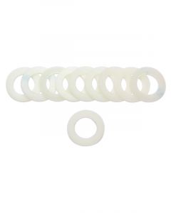 Fragola Sealing Washer - 8 AN - Nylon - Set of 10