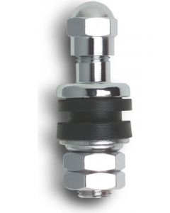 Gorilla Valve Stem - Inner-Mount - Bolt-On - Steel - Chrome - Set of 100