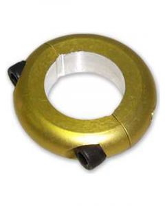 Howe Sway Bar Clamp - Aluminum - Gold Anodize - 1-1/8 in Bars - Each