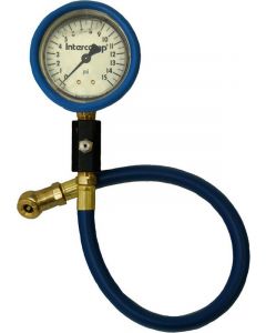 Intercomp Tire Pressure Gauge Deluxe 0-15 psi Analog 2-1/2 in Diameter