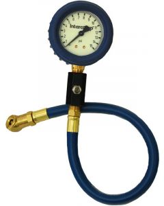 Intercomp Tire Pressure Gauge Deluxe Glow in the Dark 0-15 psi Analog