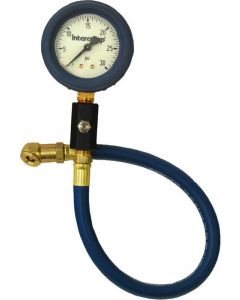 Intercomp Tire Pressure Gauge Deluxe Glow in the Dark 0-30 psi Analog