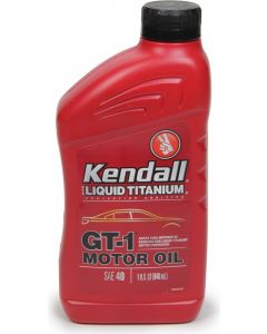 Kendall Oil Motor Oil GT-1 High Performance 40W Synthetic 1 qt