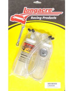 Longacre Brake Bleeder Bottle Two 8 oz Bottles Magnetic Mount Plasti