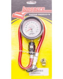 Longacre Tire Pressure Gauge Deluxe Glow in the Dark 0-60 psi Analog