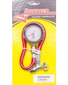 Longacre Tire Pressure Gauge Glow in the Dark 0-60 psi Analog 2 in D