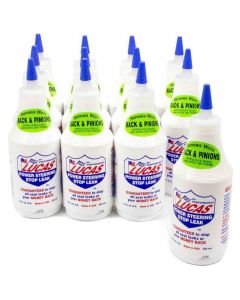 Lucas Oil Power Steering Fluid Stop Leak Rack & Pinion 355ml Set of 12