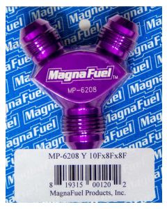 Magnafuel/Magnaflow Fuel Systems Fitting Y Block 10 AN Male Inlet Dua