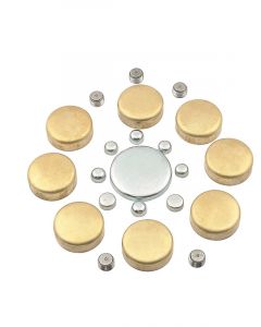 Mr Gasket Freeze Plug Complete Engine Brass Natural Small Block Chevy Kit