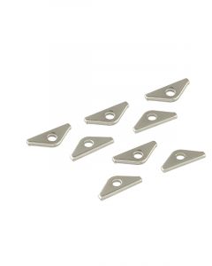 Mr Gasket Valve Cover Hold Down Tabs Custom Short Steel Chrome Universal