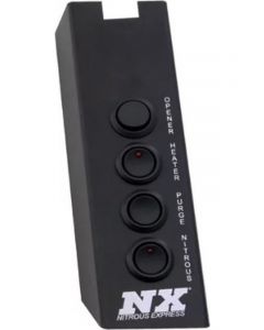 Nitrous Express Switch Panel Compartment Mount 7 x 2 x 1-1/4 in 3 Toggl
