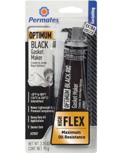 Permatex Sealant Optimum Black RTV Silicone Silicone 3.35 oz Tube 2 Noz